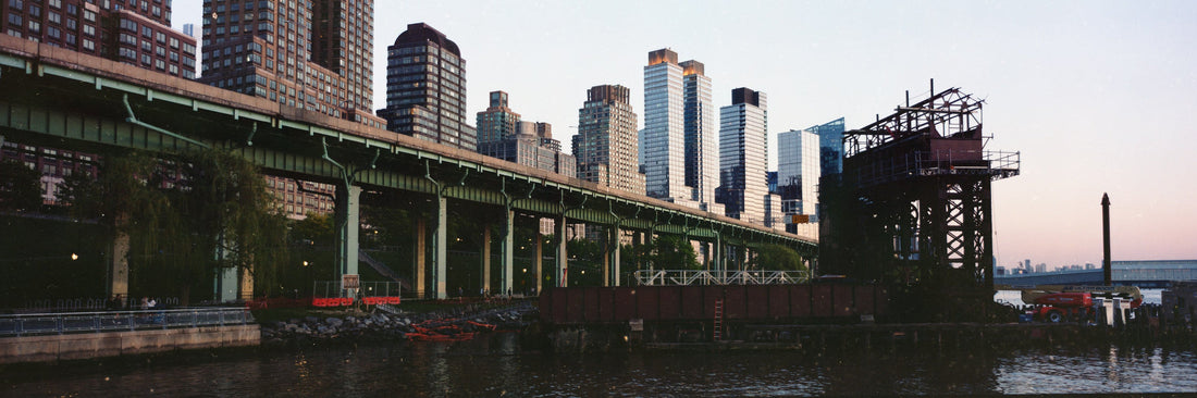 A New York panorama on 6x17 medium format film, shot by Amaan Khullar.