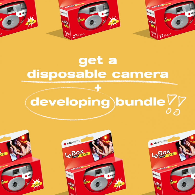Agfa Disposable Camera + Developing Bundle