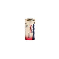 One CR123A lithium cell. We stock them at GPP.