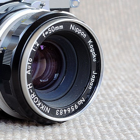 Nikkor-H Auto 50mm f/2. Photo: Arend Vermazeren, CC BY 2.0 (placeholder until GPP shoot)