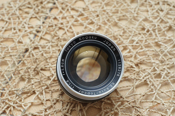 RE. Auto-Topcor 58mm f/1.4. Photo via Flickr, CC BY-NC-ND (placeholder until GPP shoot)