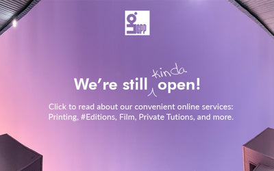 We're still (kinda) open!