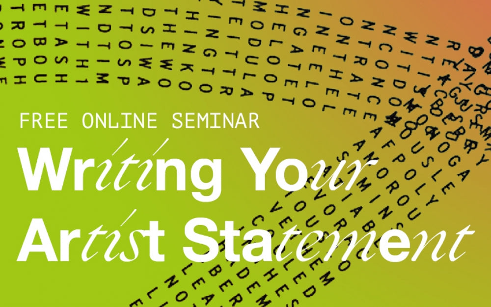 THE FUNDAMENTALS | Writing Your Artist Statement | Mays Albaik seminar | Goethe Institut X GPP