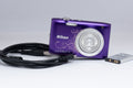 Nikon Coolpix S2600 purple digital camera — with accessories (unit 2)