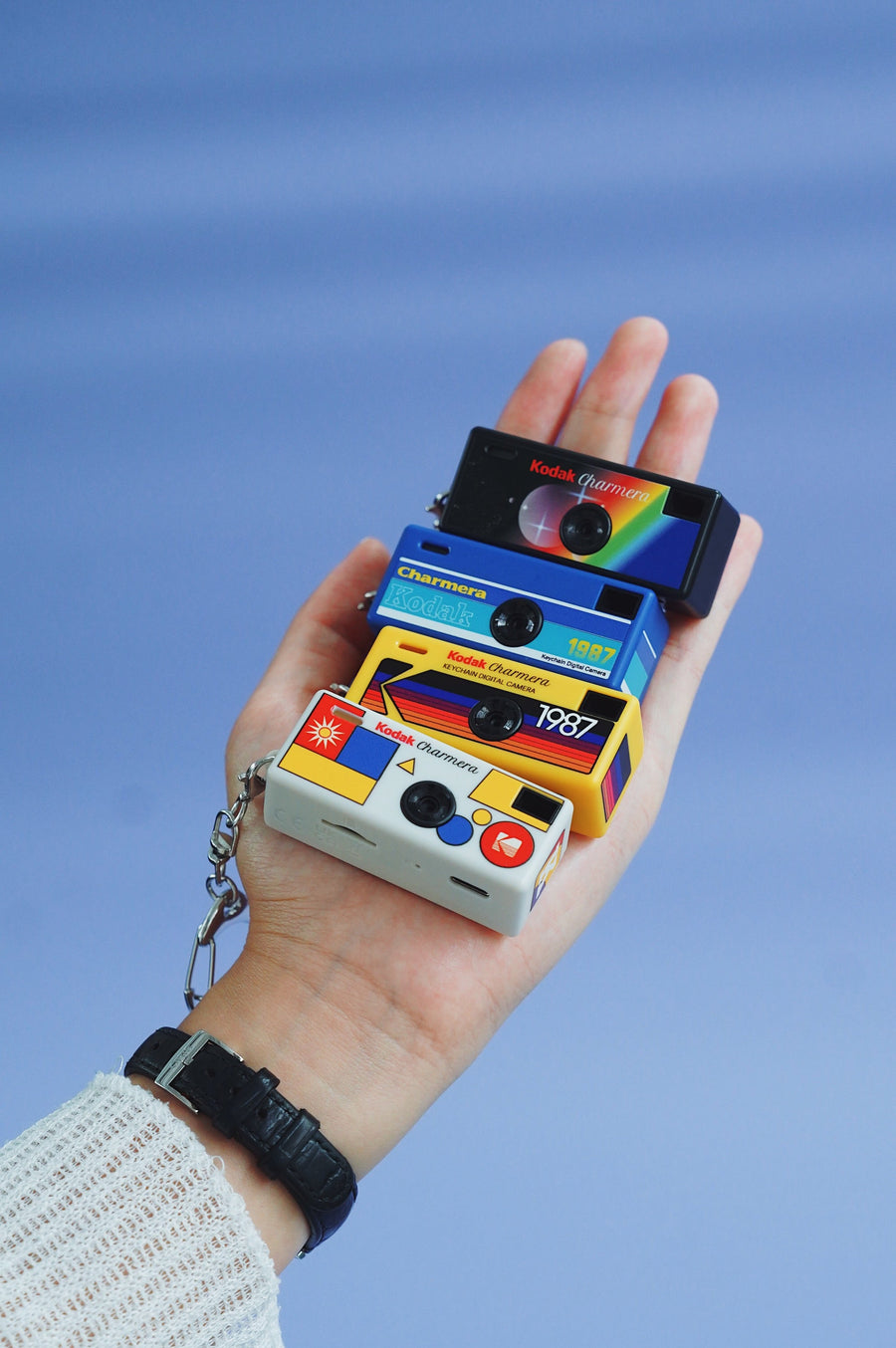 The original 1987 Kodak Charmera keychain digital camera