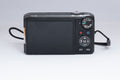 CANON POWERSHOT SX260-HS black digital camera — back view with LCD
