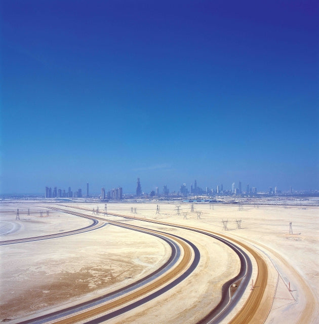 Dubai Skyline from Camel Race Track