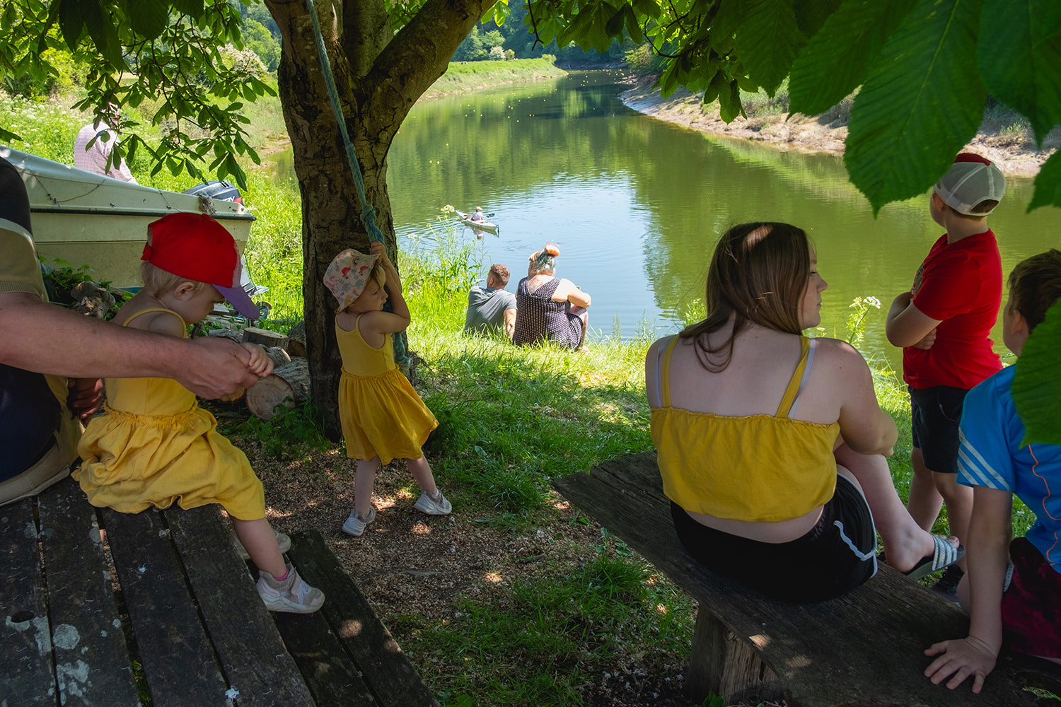Tintern Duck Race on the river Wye.
