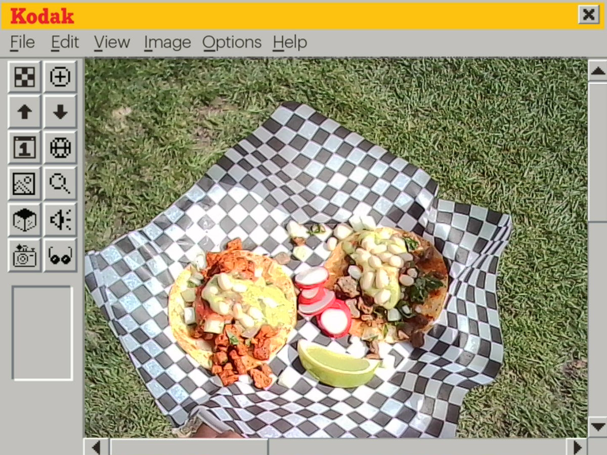 Kodak Charmera sample — Painter frame