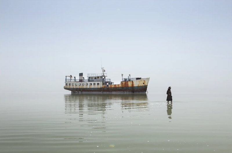 Hamnzeh Desolate Ship of Salt Lake