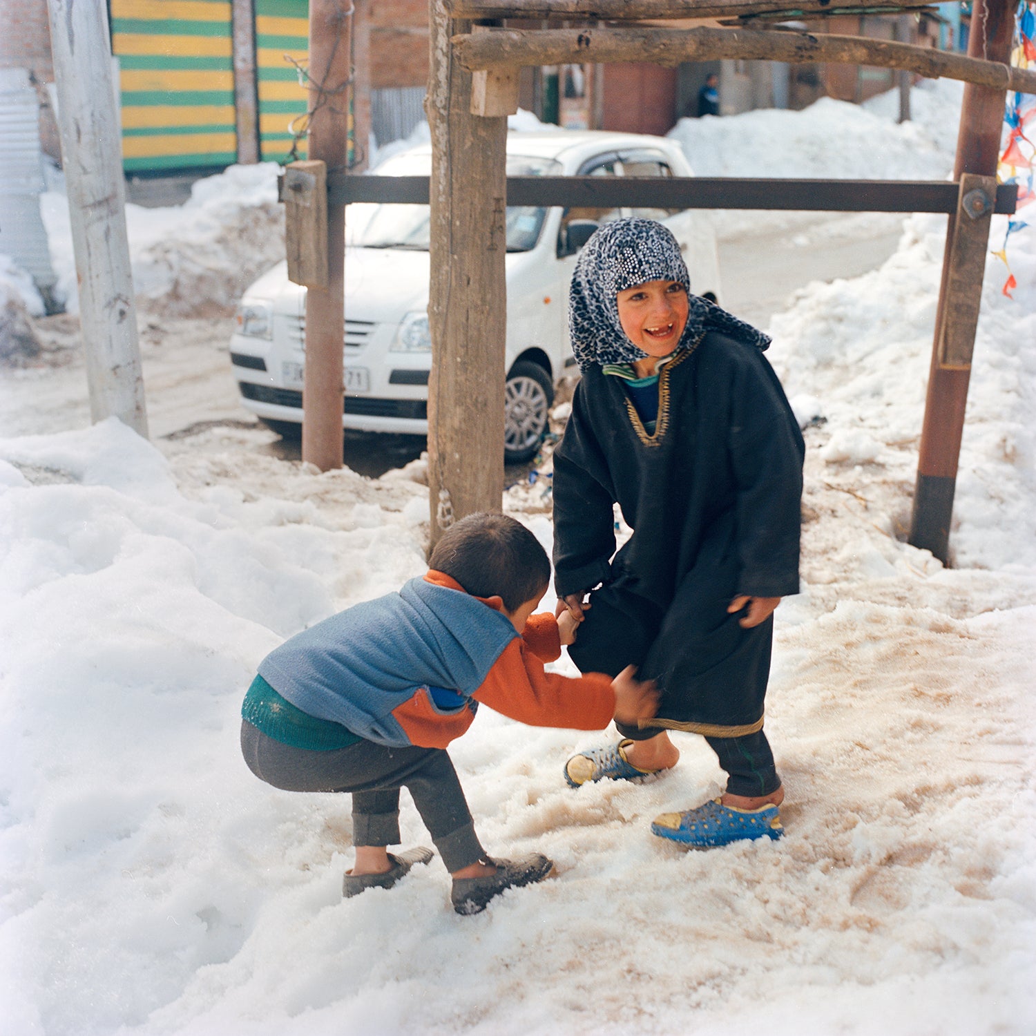 A winter morning in Budgam, Kashmir
