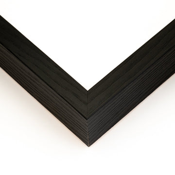 Wood with Grain — Black — 20 X 40mm