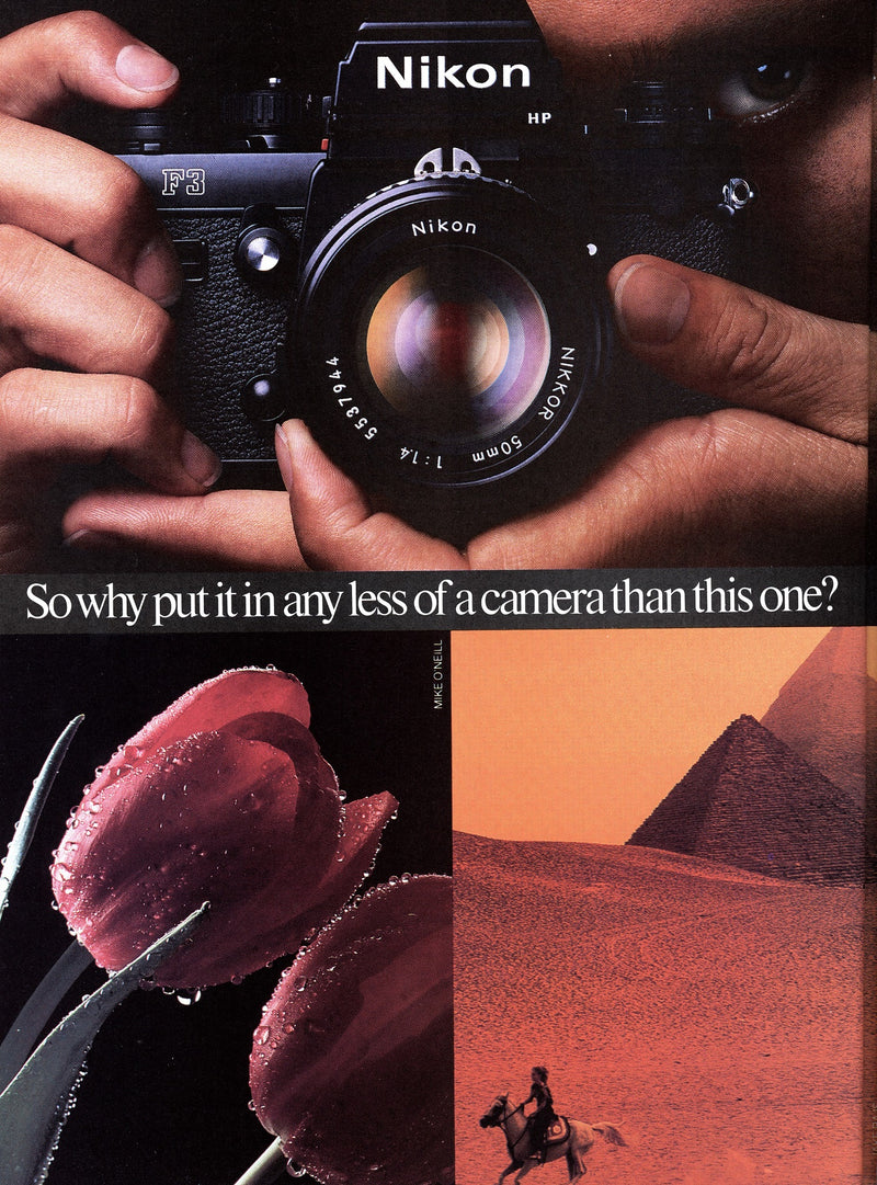 Vintage Nikon F3 ad — NASA Space Shuttle: "Another triumph for NASA and Nikon" — view 6