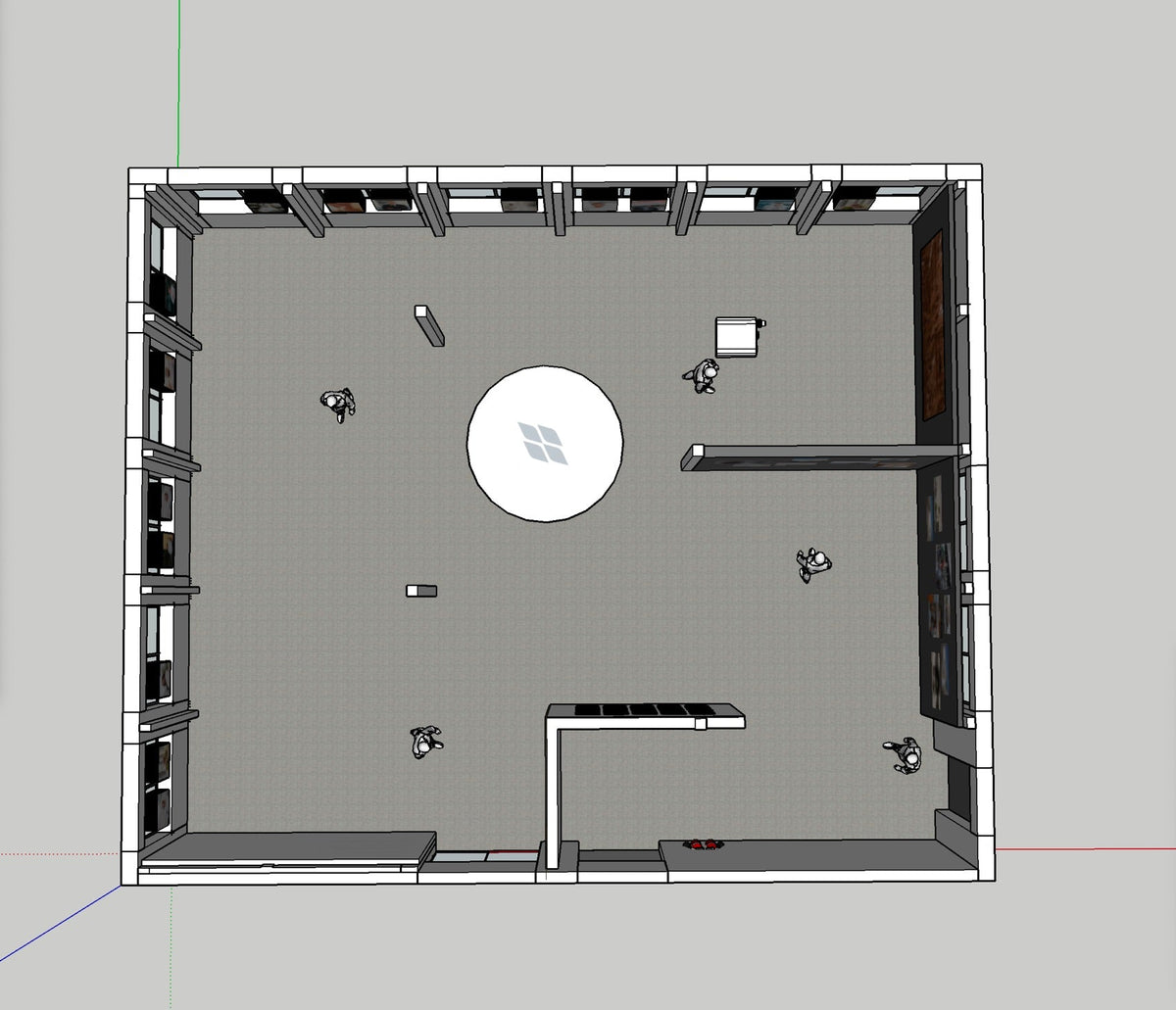 Floor plan — the hang