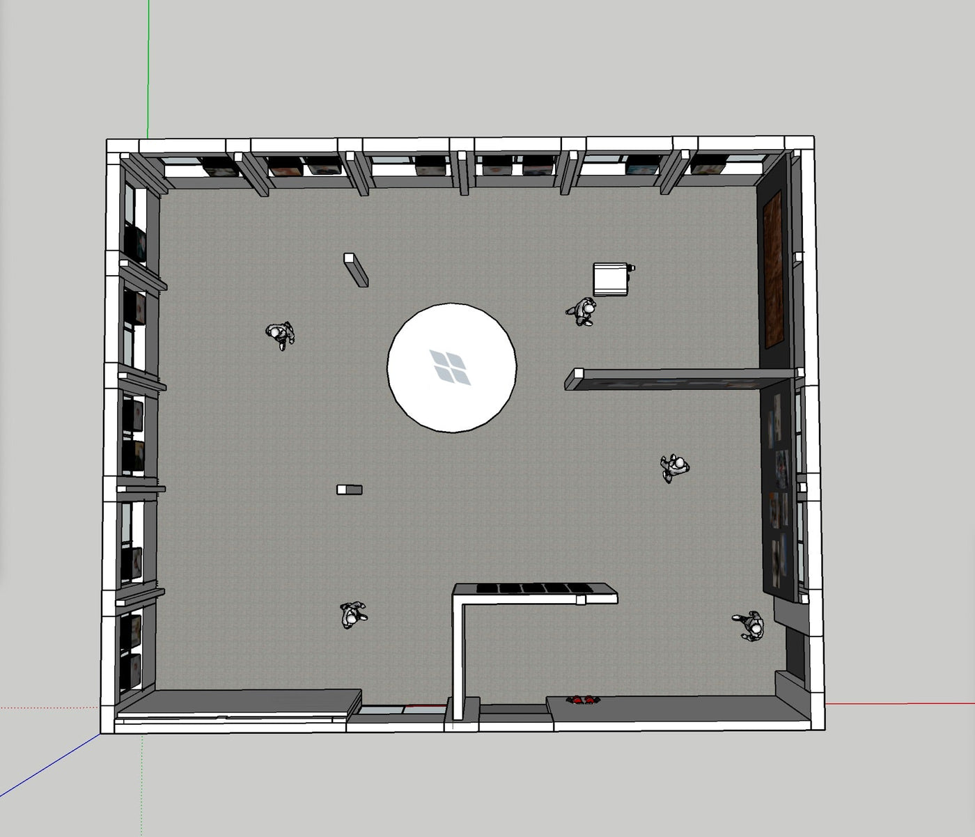 Exhibition design render