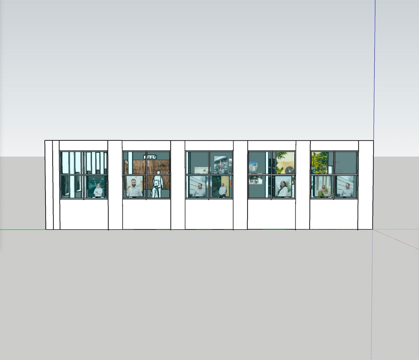 Exhibition design render