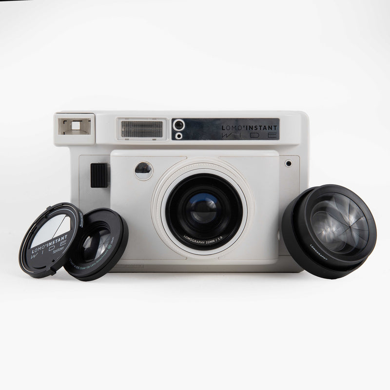 Lomo’Instant Wide Camera & Lenses White Edition